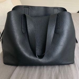 Black Zippered Handbag